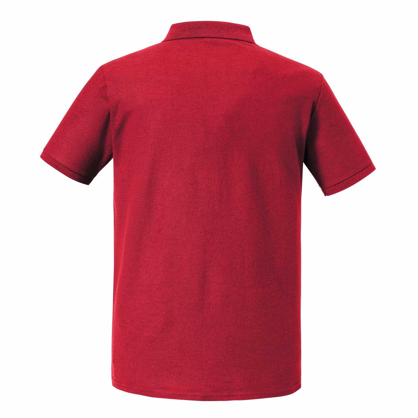 Classic Red - Back - Russell Mens Authentic Eco Polo Shirt
