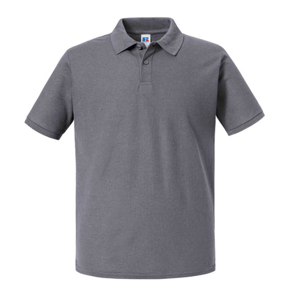 Convoy Grey - Front - Russell Mens Authentic Eco Polo Shirt