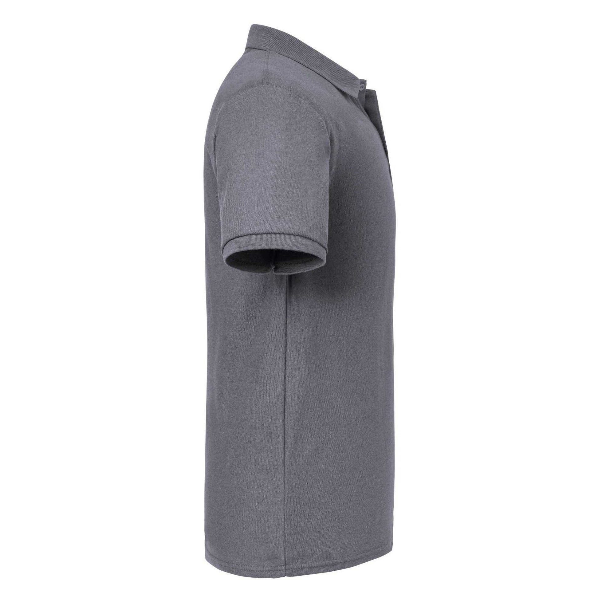 Convoy Grey - Side - Russell Mens Authentic Eco Polo Shirt