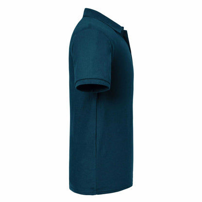 Petrol Blue - Side - Russell Mens Authentic Eco Polo Shirt