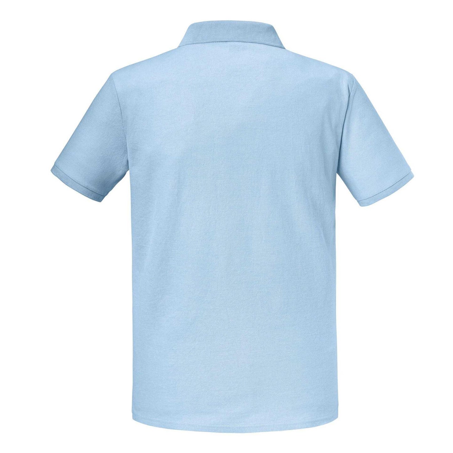 Sky Blue - Back - Russell Mens Authentic Eco Polo Shirt