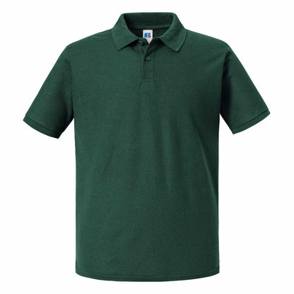 Bottle Green - Front - Russell Mens Authentic Eco Polo Shirt