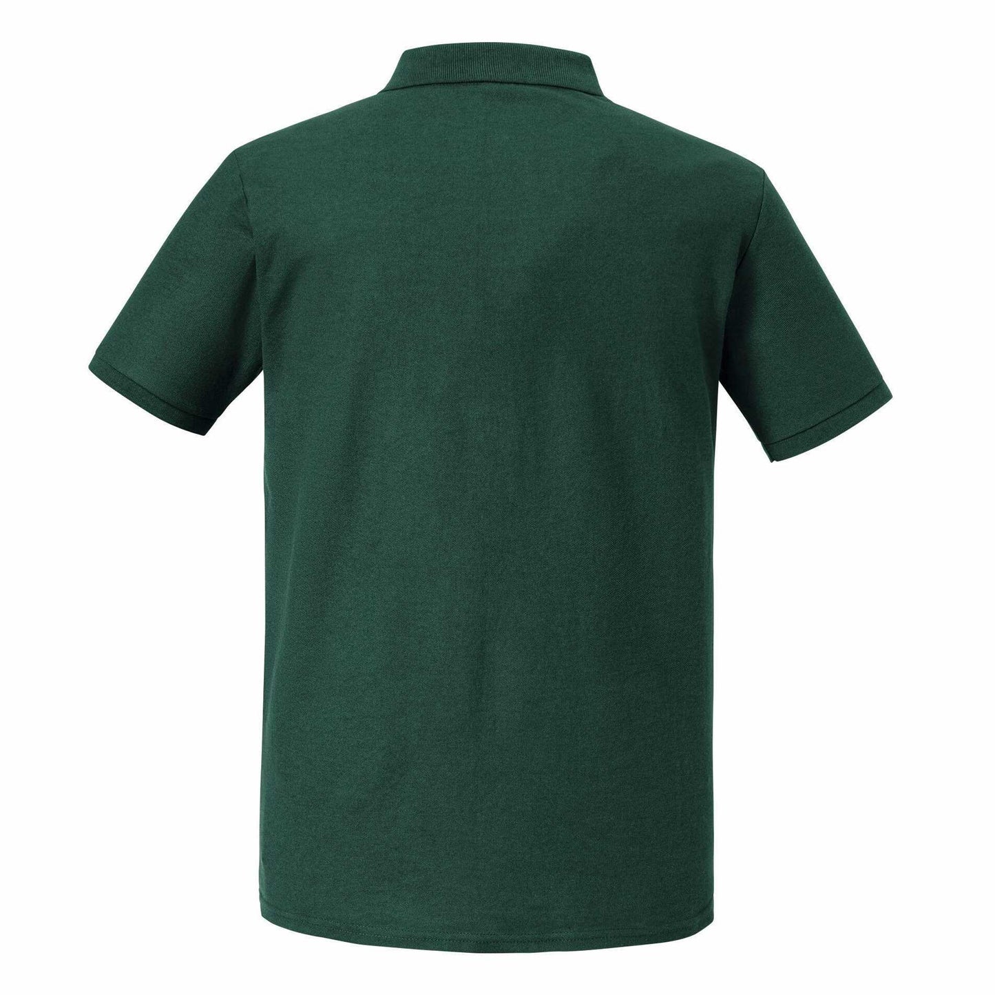 Bottle Green - Back - Russell Mens Authentic Eco Polo Shirt