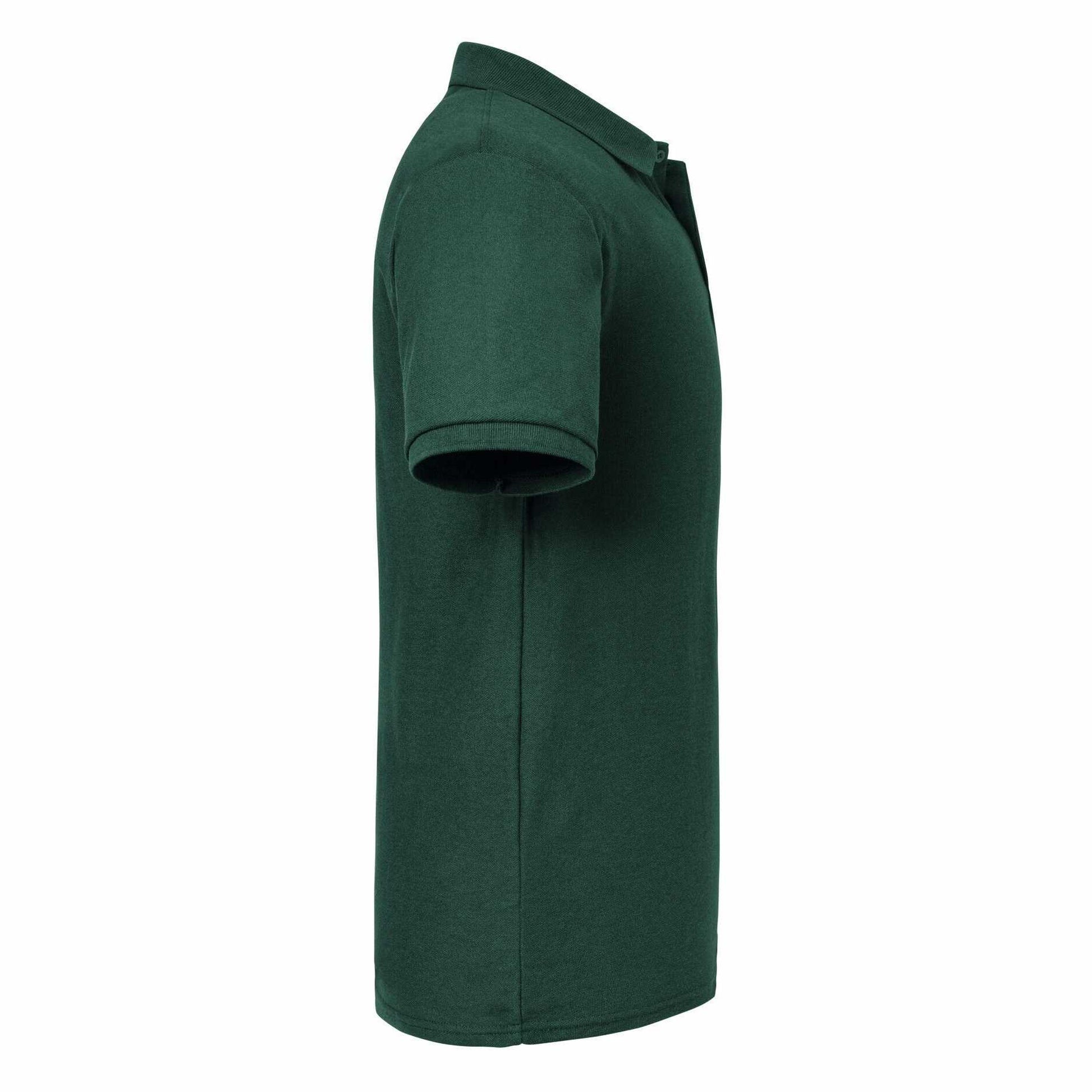 Bottle Green - Side - Russell Mens Authentic Eco Polo Shirt