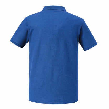 Bright Royal - Back - Russell Mens Authentic Eco Polo Shirt