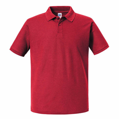 Classic Red - Front - Russell Mens Authentic Eco Polo Shirt