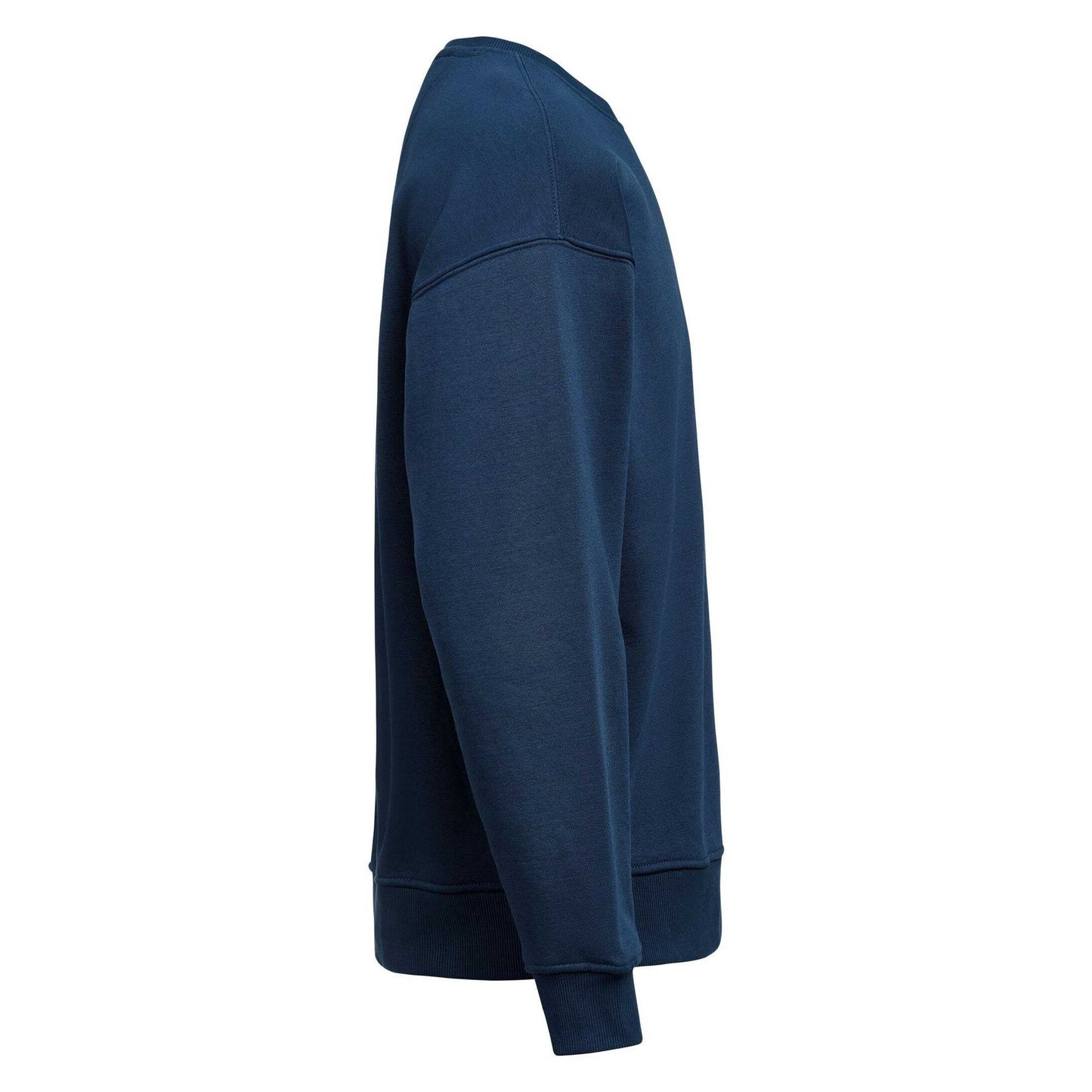 Navy - Side - Untagged Movement Mens Crew Neck Loose Fit Sweatshirt
