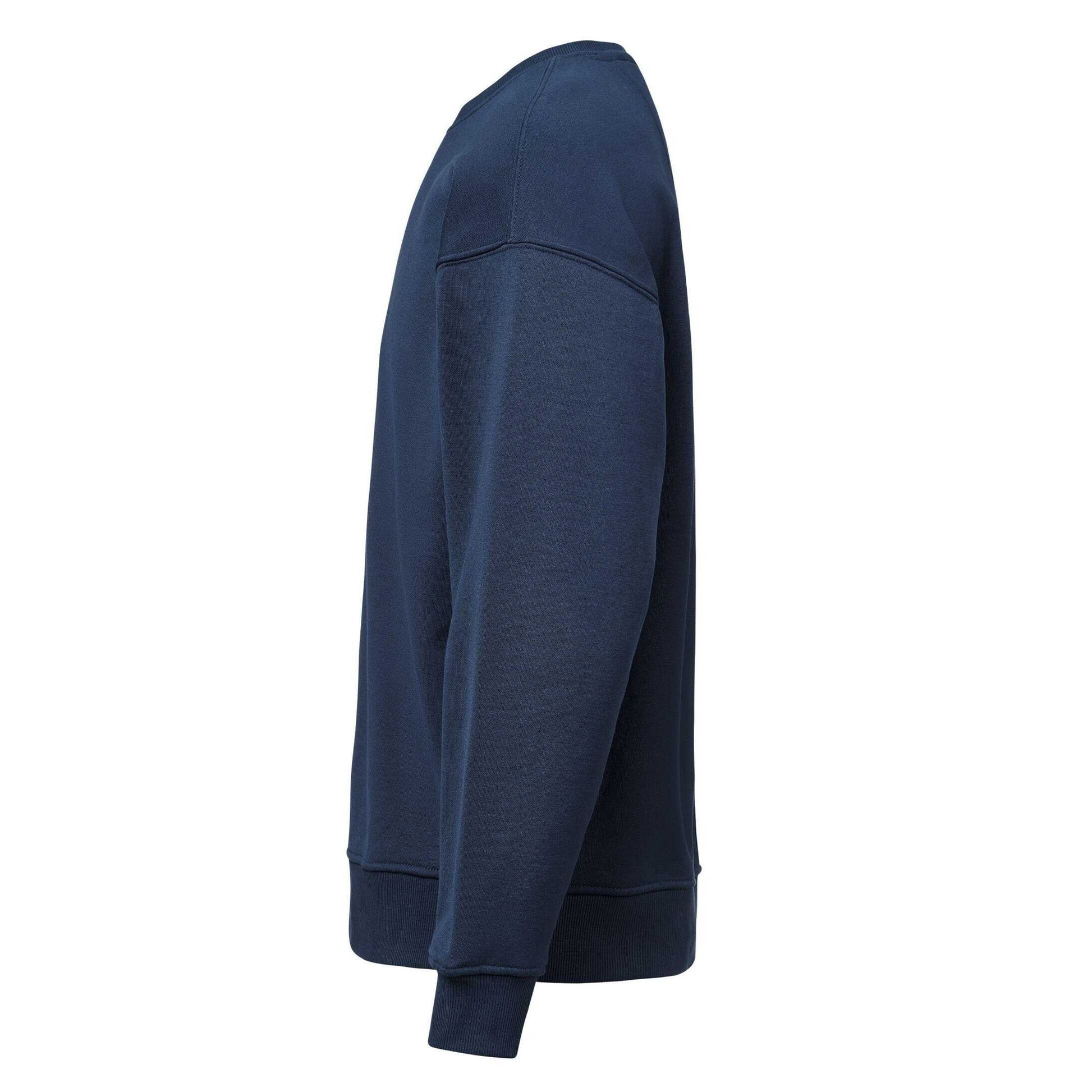 Navy - Lifestyle - Untagged Movement Mens Crew Neck Loose Fit Sweatshirt