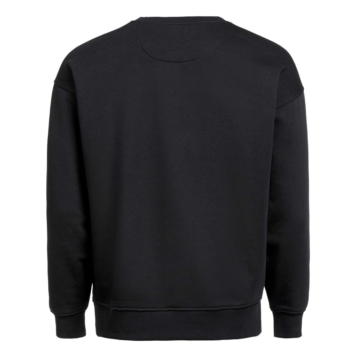 Black - Back - Untagged Movement Mens Crew Neck Loose Fit Sweatshirt