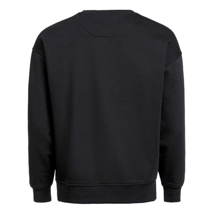 Black - Back - Untagged Movement Mens Crew Neck Loose Fit Sweatshirt