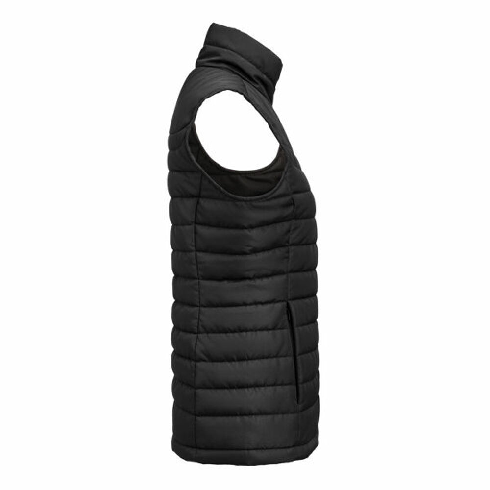 Black - Lifestyle - James Harvest Womens-Ladies Arches Padded Bust Gilet
