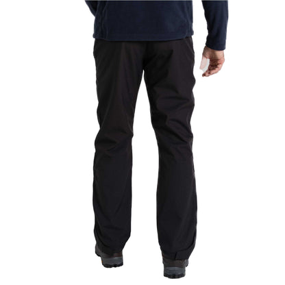 Black - Back - Craghoppers Expert Mens Scrim Lined Work Trousers
