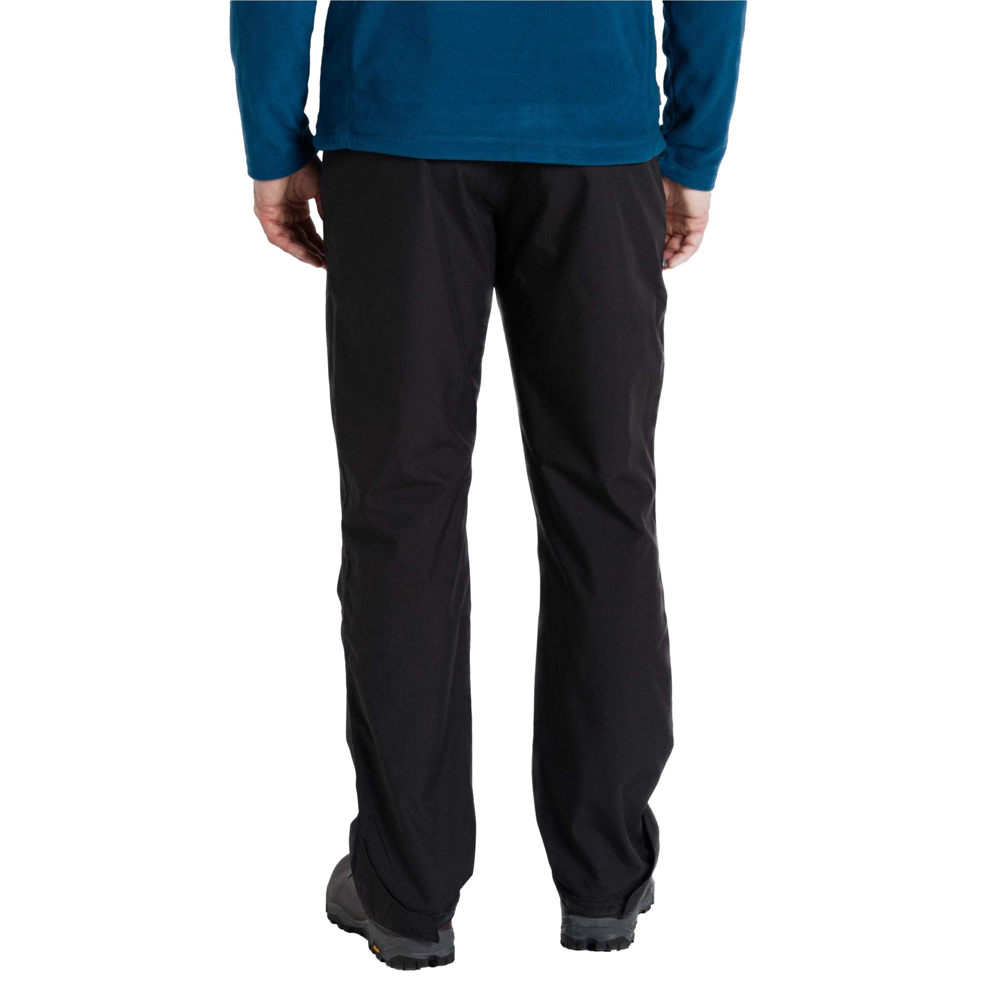 Dark Navy - Back - Craghoppers Expert Mens Scrim Lined Work Trousers