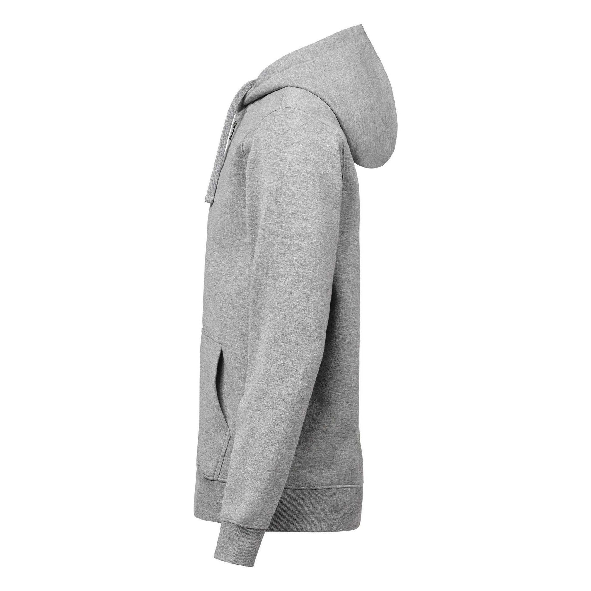Grey Melange - Side - Untagged Movement Unisex Adult Regular Full Zip Hoodie