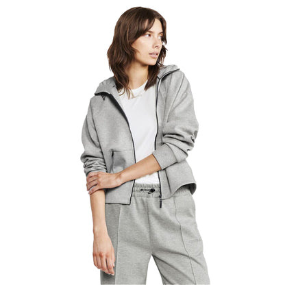 Grey Melange - Side - Craft Womens-Ladies ADV Join Full Zip Hoodie