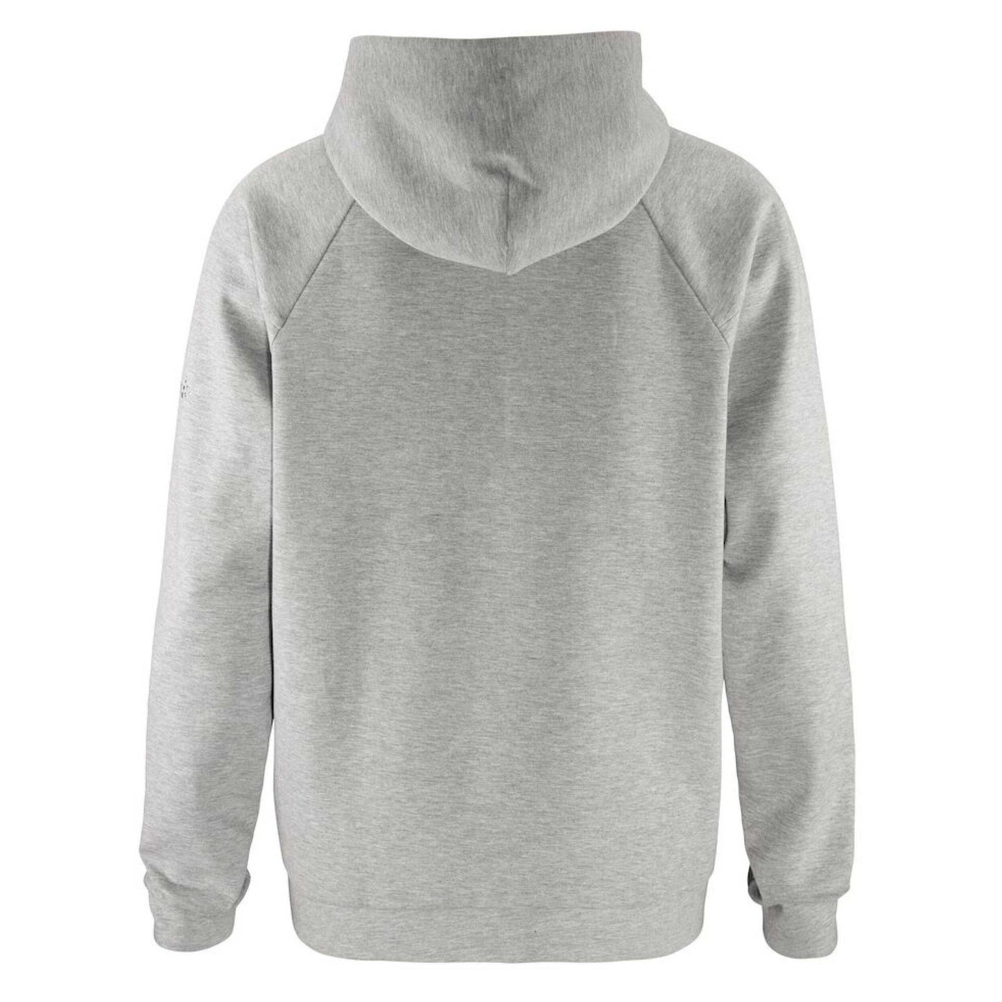 Grey Melange - Back - Craft Mens ADV Join Regular Full Zip Hoodie