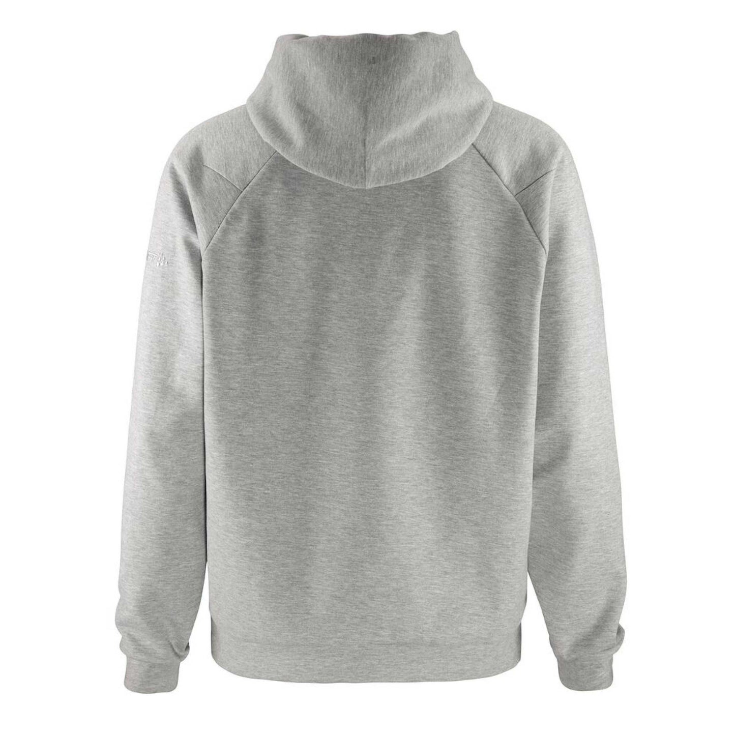 Grey Melange - Back - Craft Mens ADV Join Hoodie