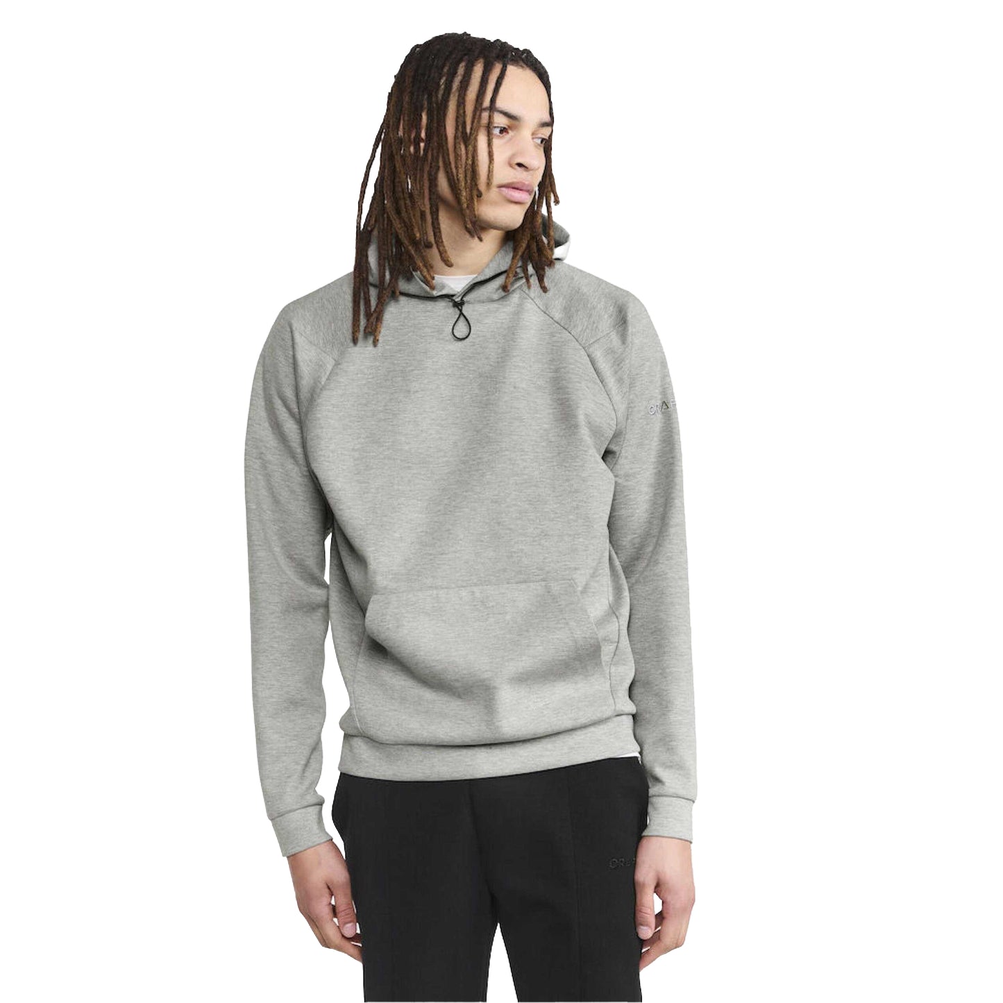 Grey Melange - Side - Craft Mens ADV Join Hoodie