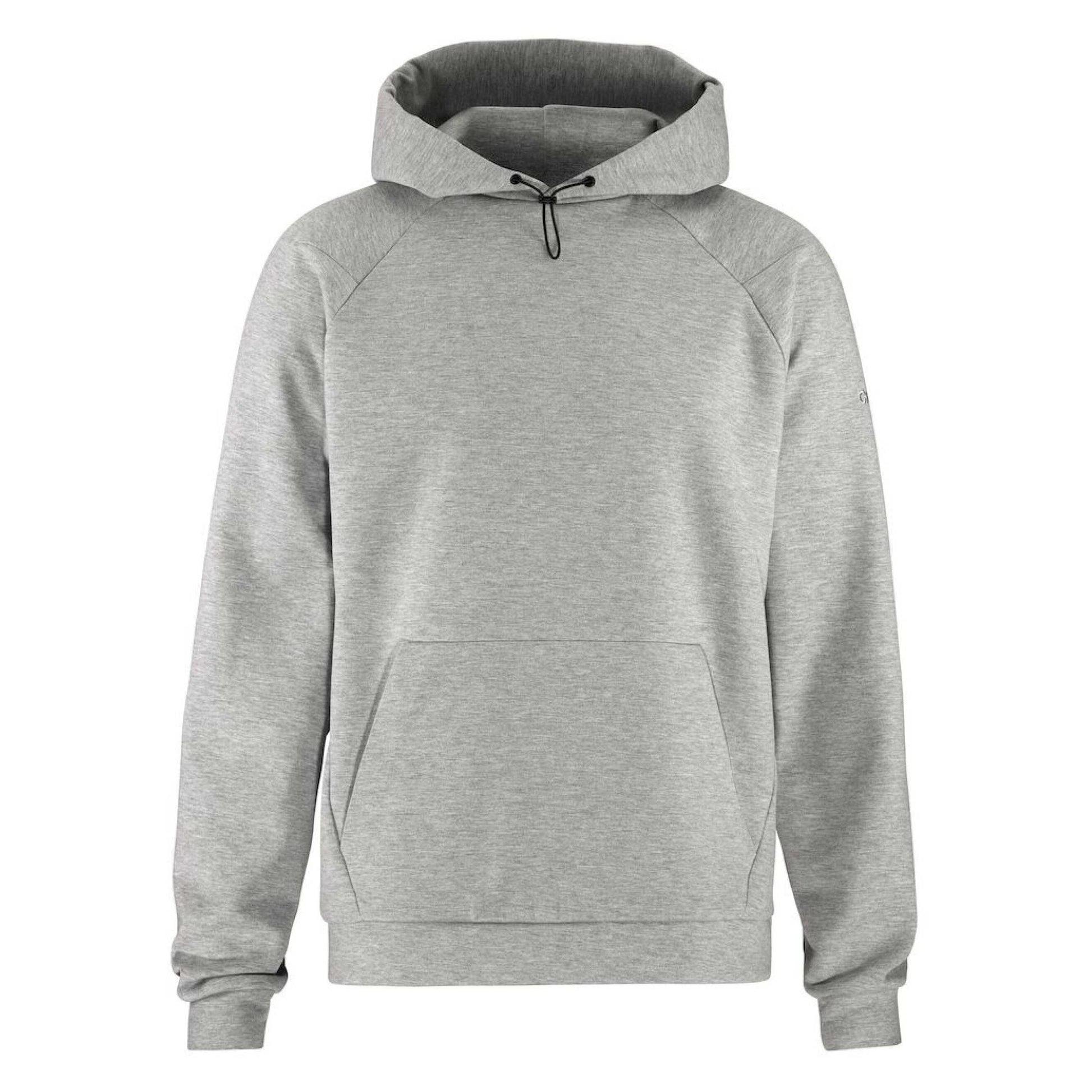 Grey Melange - Front - Craft Mens ADV Join Hoodie