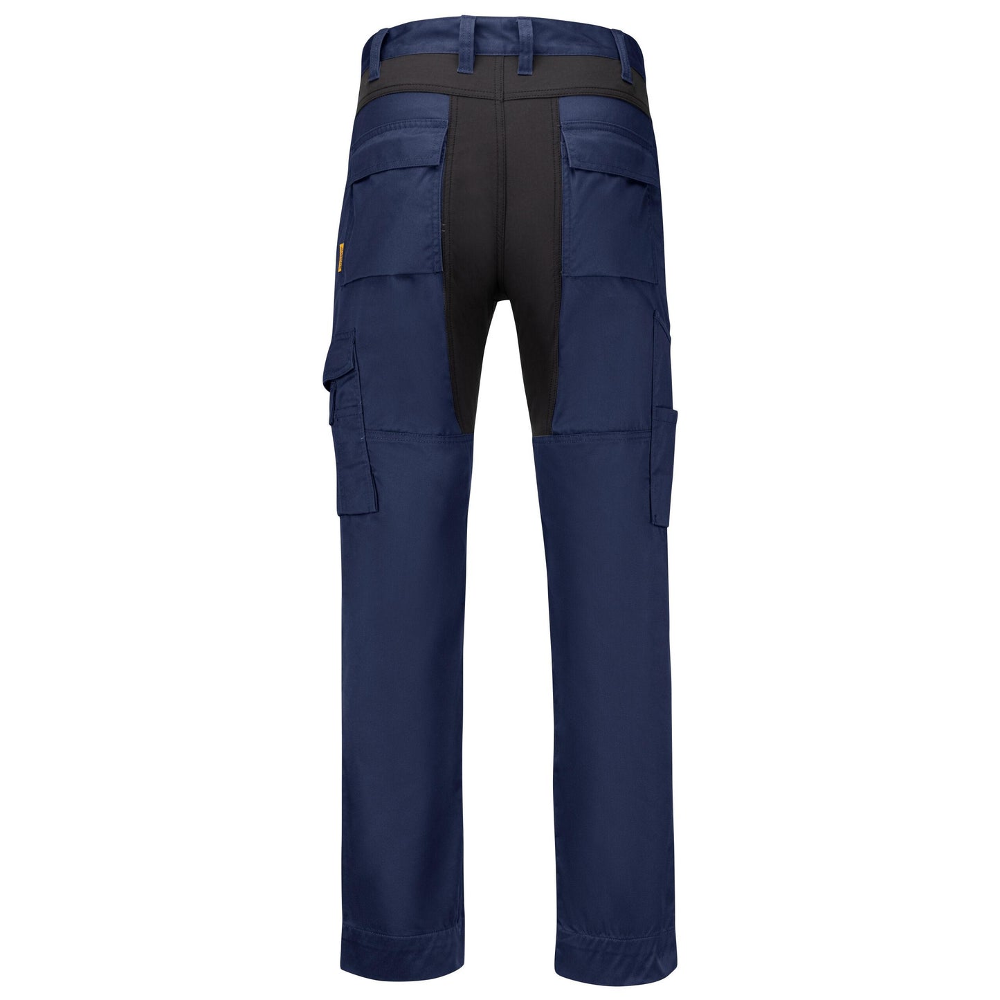 Navy-Black - Side - Jobman Mens Service Stretch Trousers