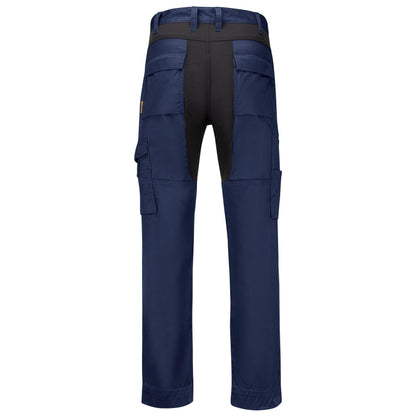 Navy-Black - Side - Jobman Mens Service Stretch Trousers