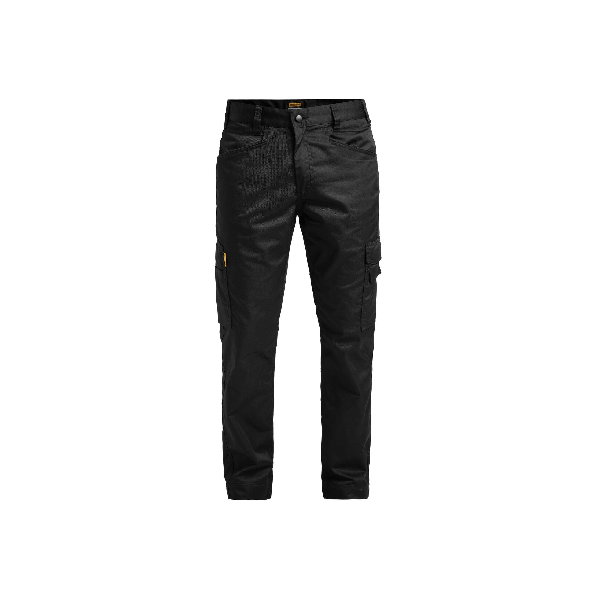 Black - Back - Jobman Mens Service Stretch Trousers