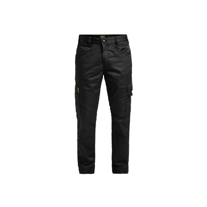 Black - Back - Jobman Mens Service Stretch Trousers