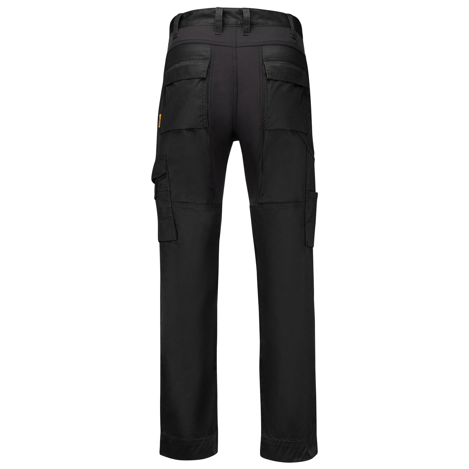 Black - Side - Jobman Mens Service Stretch Trousers