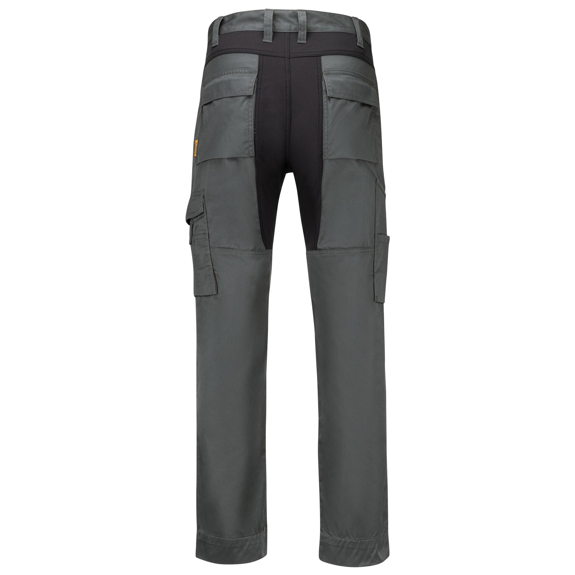 Dark Grey-Black - Side - Jobman Mens Service Stretch Trousers