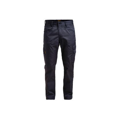 Navy-Black - Back - Jobman Mens Service Stretch Trousers