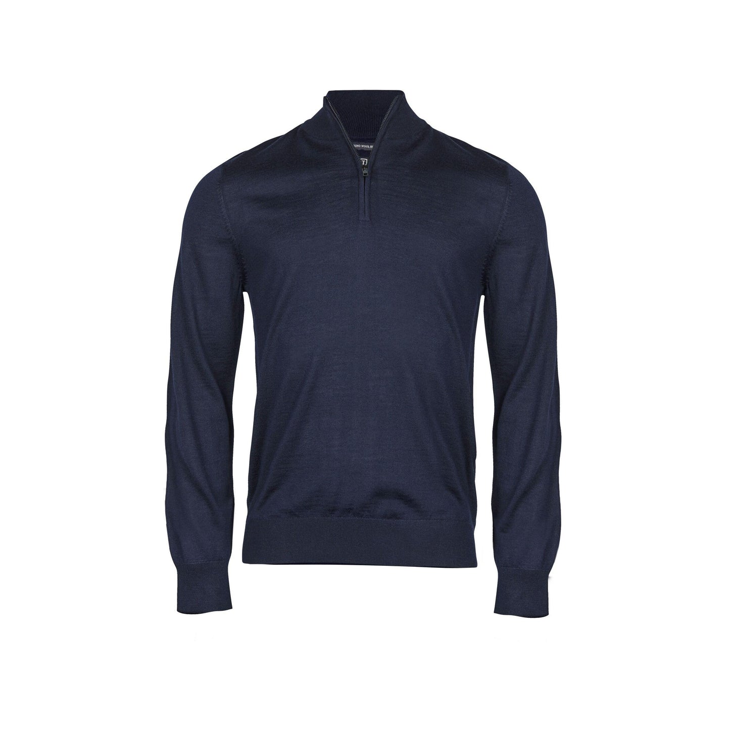 Navy - Back - Tee Jays Mens Half Zip Jumper