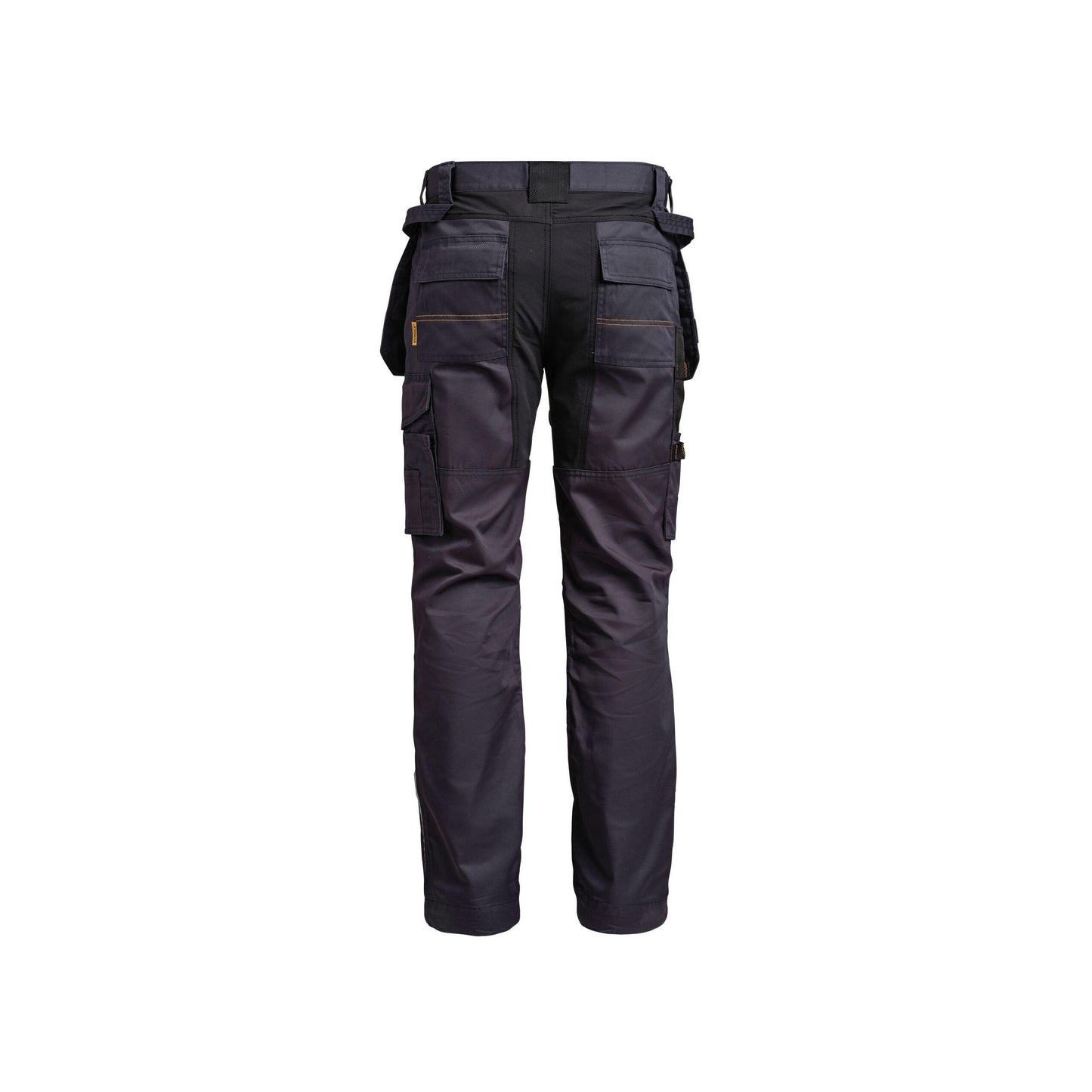Navy-Black - Side - Jobman Mens Craftsman Stretch Trousers