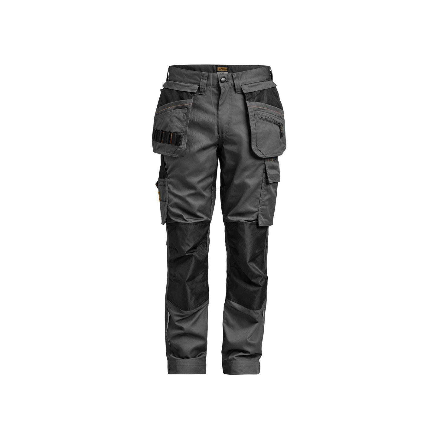 Dark Grey-Black - Back - Jobman Mens Craftsman Stretch Trousers