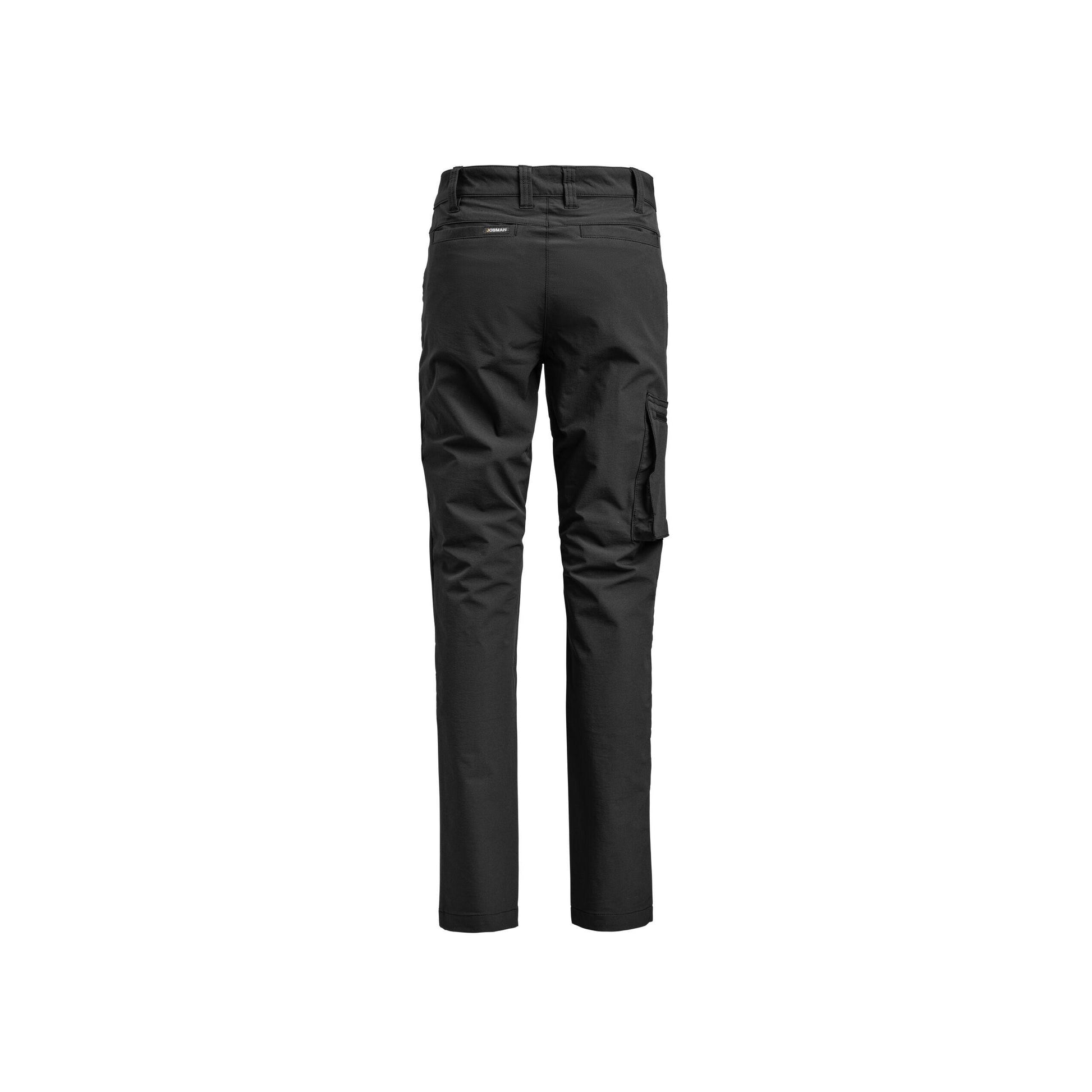 Black - Side - Jobman Womens-Ladies Service Stretch Trousers