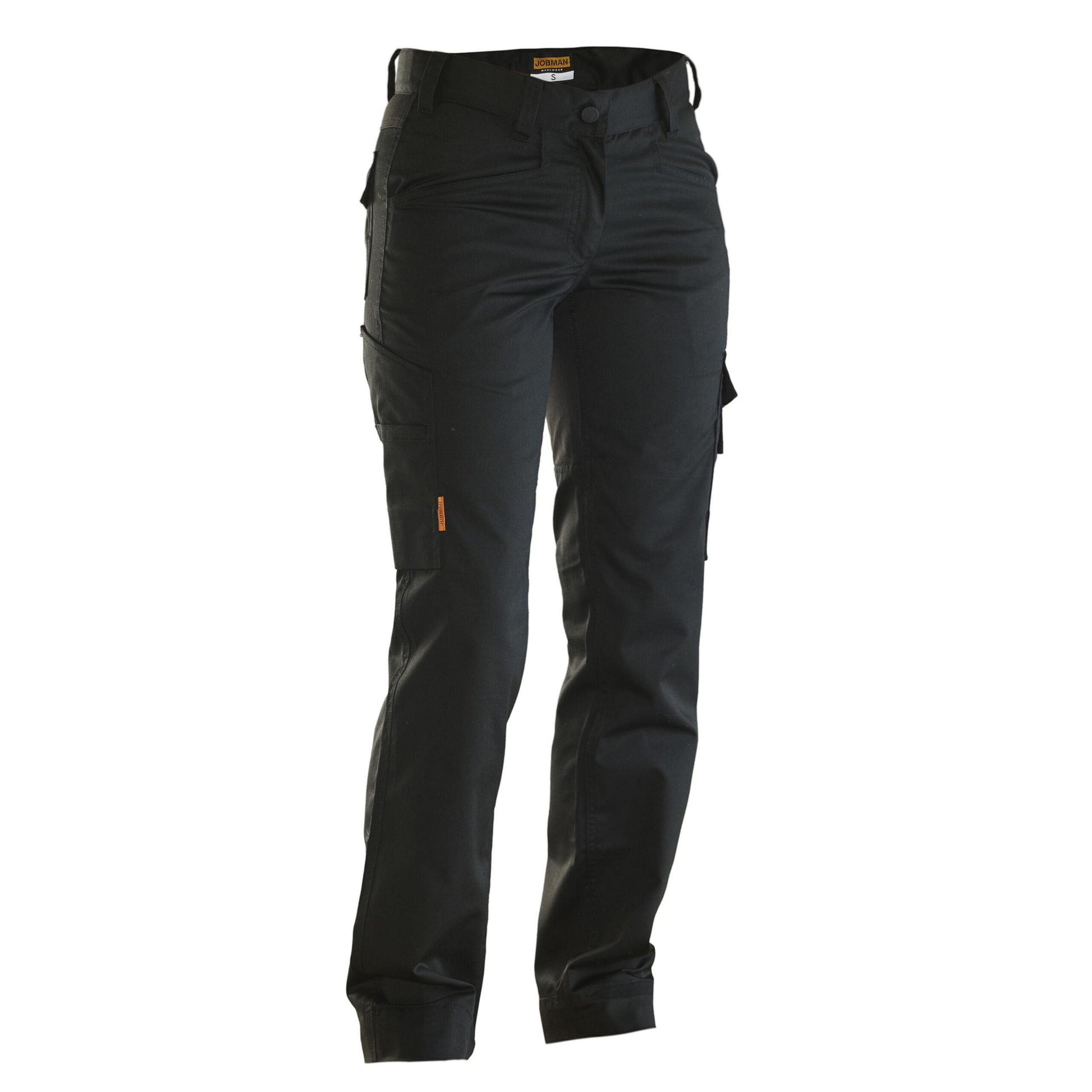Black - Back - Jobman Womens-Ladies Service Stretch Trousers