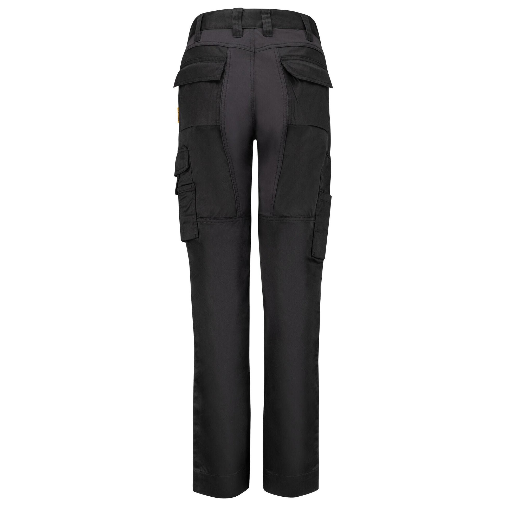 Black - Side - Jobman Womens-Ladies Service Stretch Trousers
