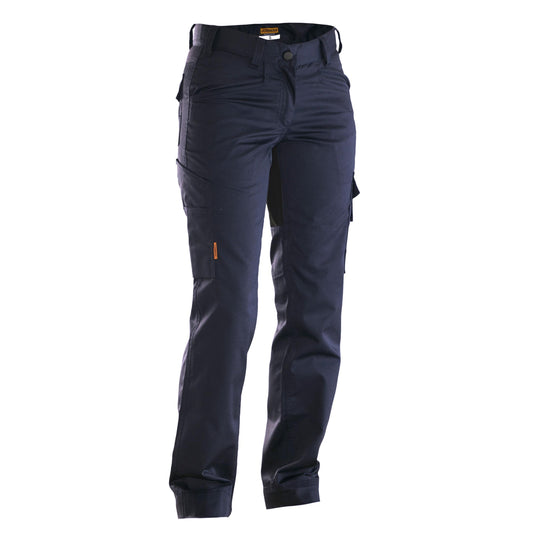 Black - Front - Jobman Womens-Ladies Service Stretch Trousers