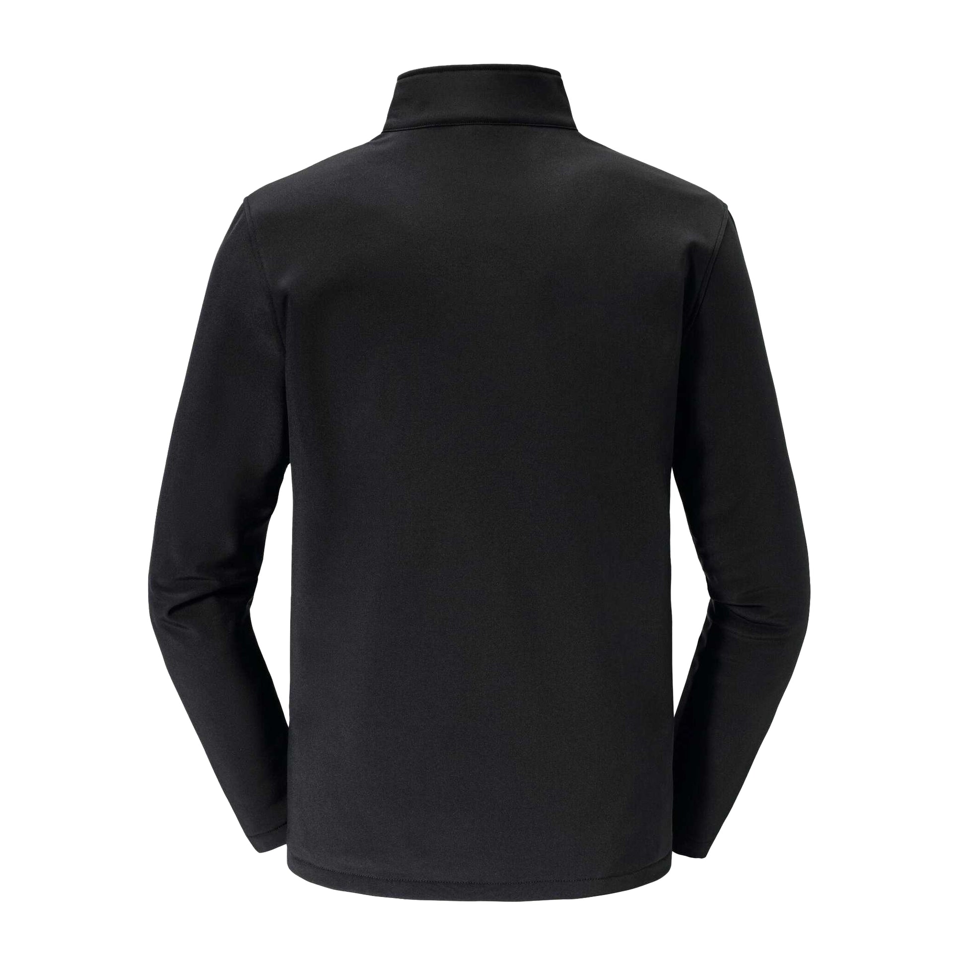 Black - Back - Russell Mens Essential Soft Shell Jacket
