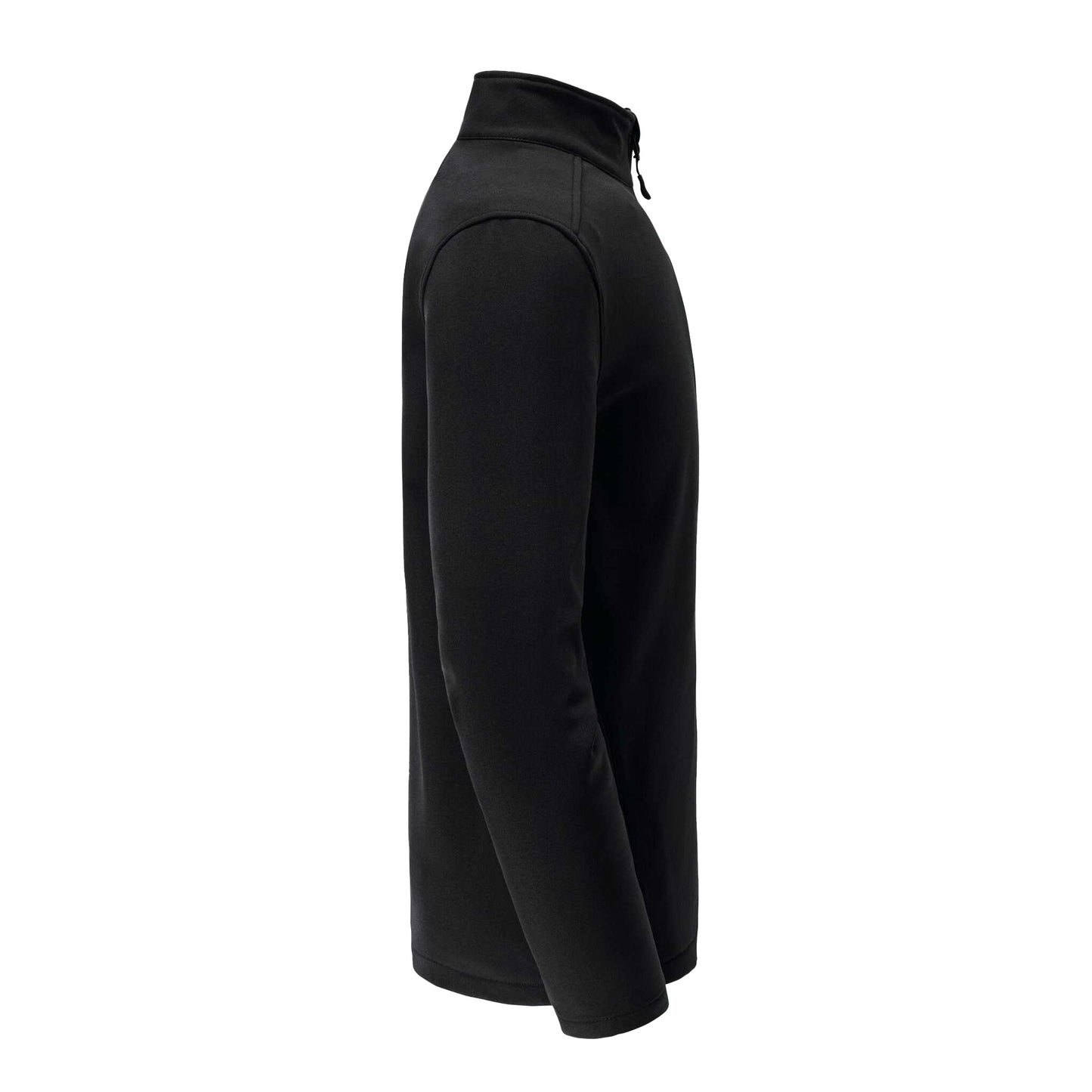 Black - Side - Russell Mens Essential Soft Shell Jacket