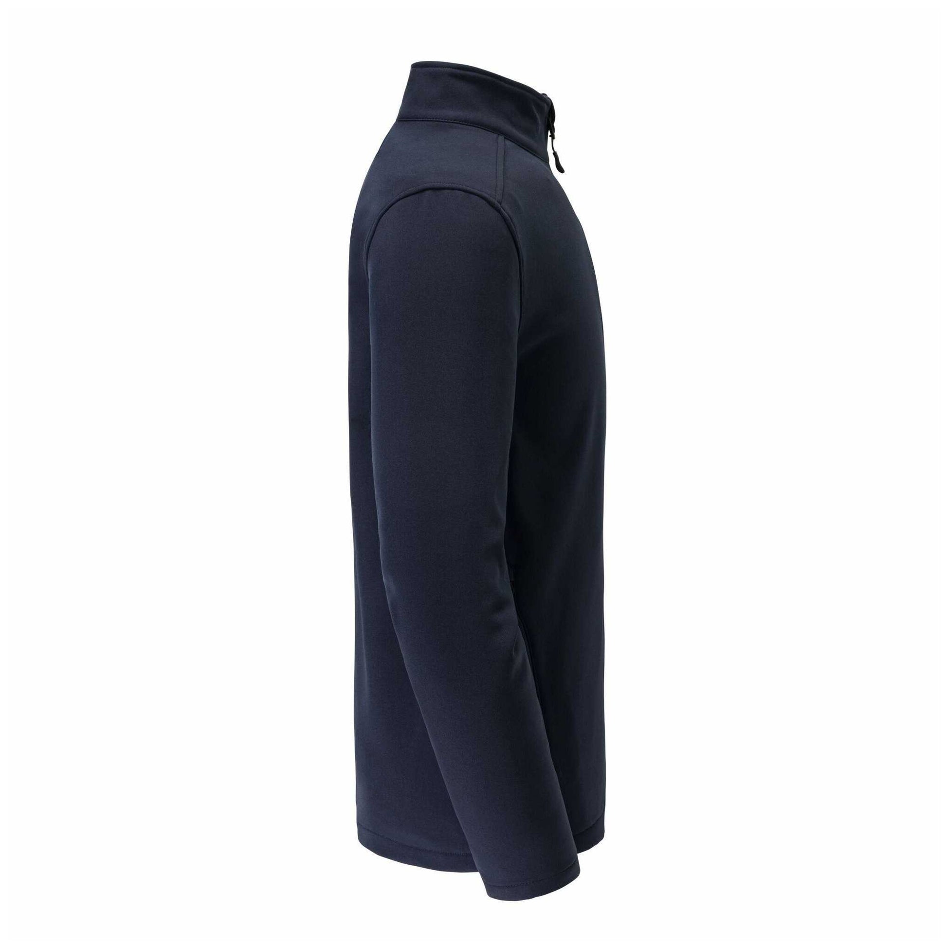 French Navy - Side - Russell Mens Essential Soft Shell Jacket
