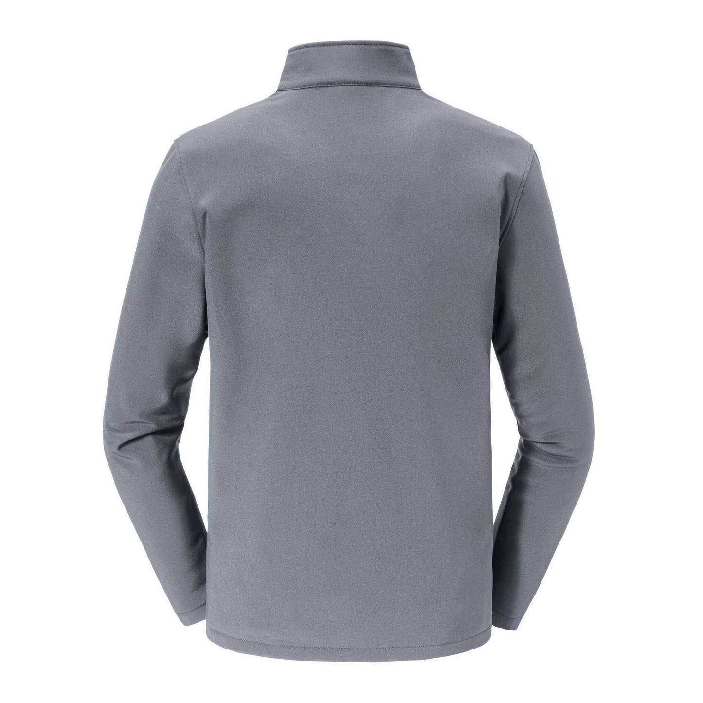 Iron Grey - Back - Russell Mens Essential Soft Shell Jacket