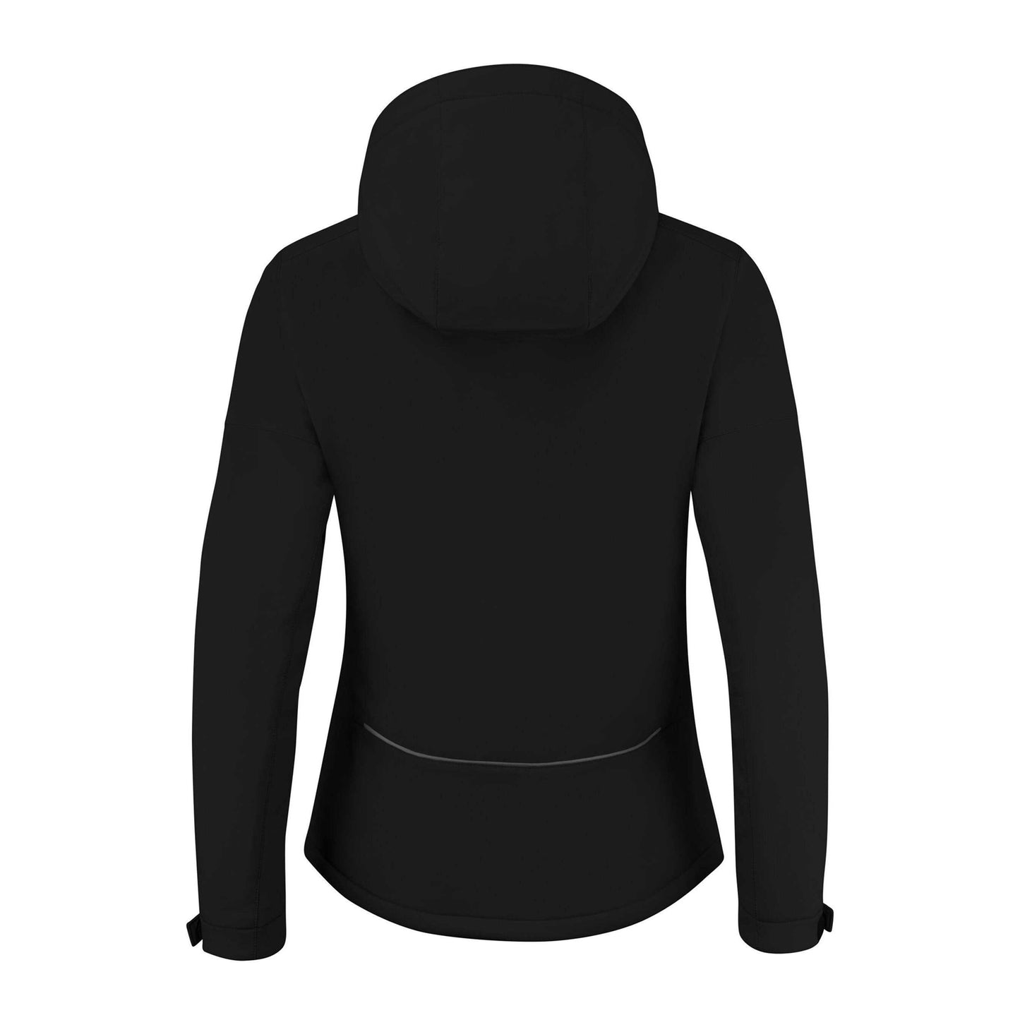 Black - Back - Printer Womens-Ladies Overlanding Soft Shell Jacket