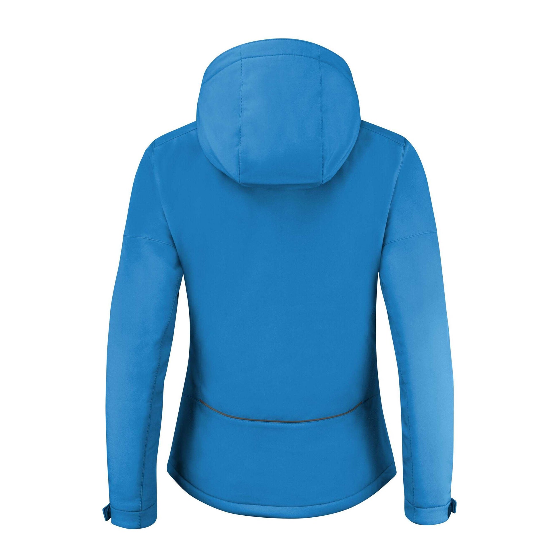 Ocean Blue - Back - Printer Womens-Ladies Overlanding Soft Shell Jacket