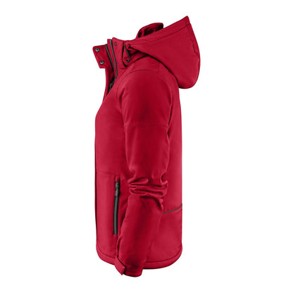 Red - Side - Printer Womens-Ladies Overlanding Soft Shell Jacket