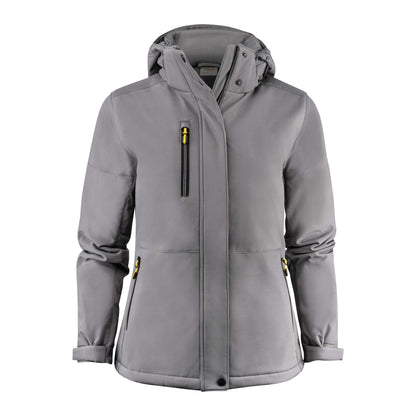 Steel Grey - Front - Printer Womens-Ladies Overlanding Soft Shell Jacket