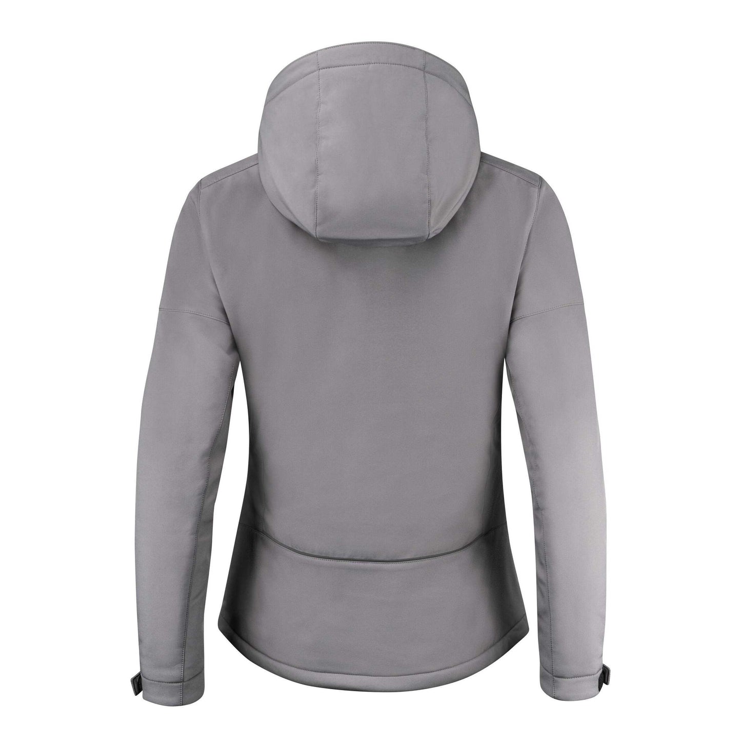 Steel Grey - Back - Printer Womens-Ladies Overlanding Soft Shell Jacket