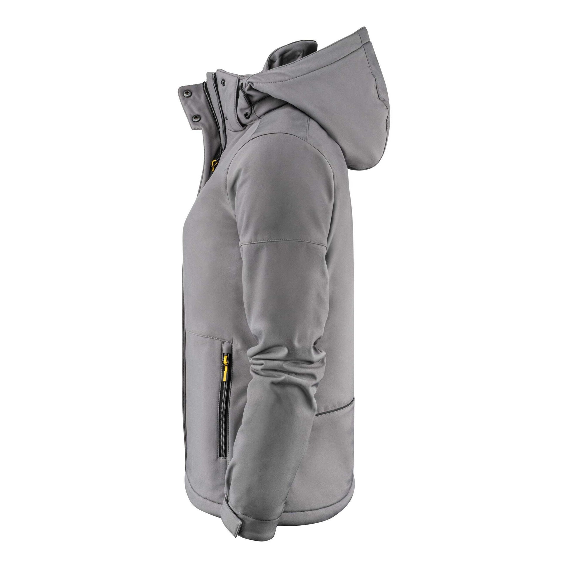 Steel Grey - Side - Printer Womens-Ladies Overlanding Soft Shell Jacket