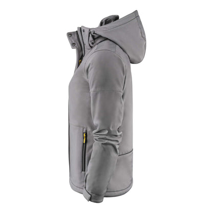 Steel Grey - Side - Printer Womens-Ladies Overlanding Soft Shell Jacket