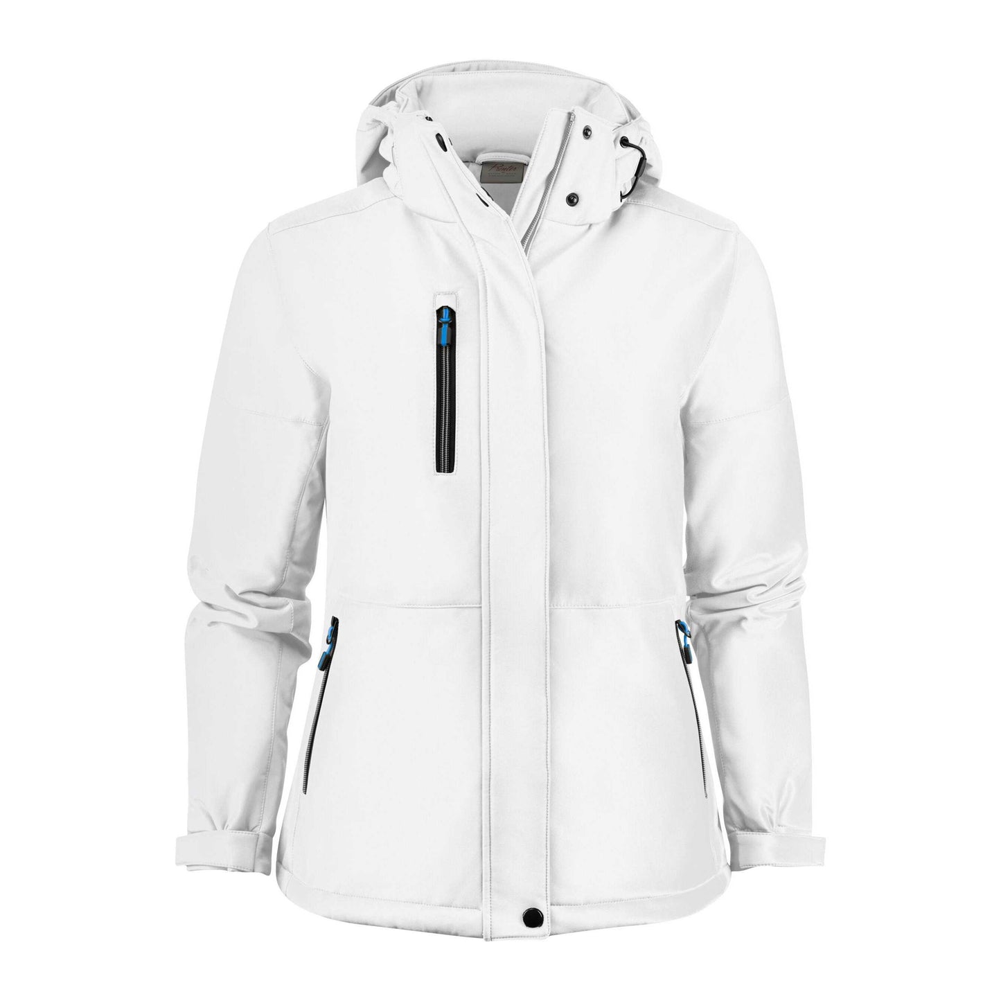 White - Front - Printer Womens-Ladies Overlanding Soft Shell Jacket