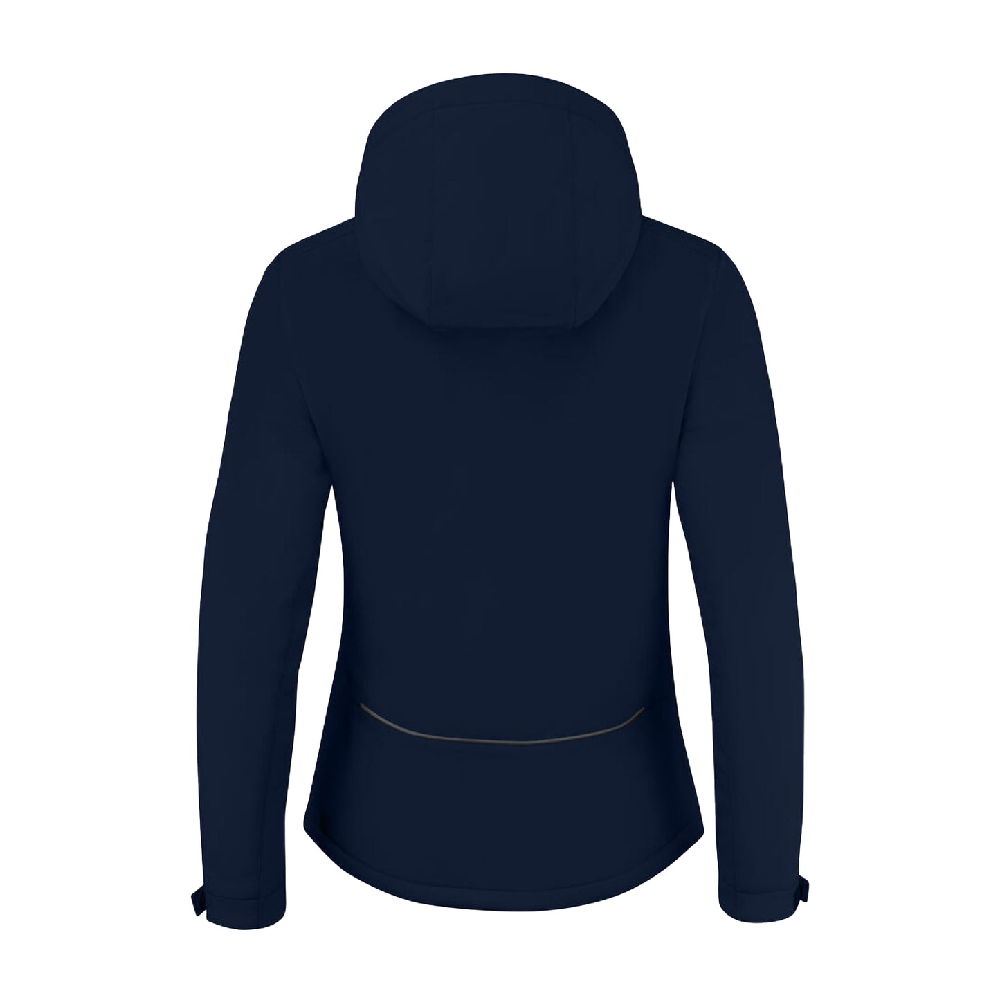 Navy - Back - Printer Womens-Ladies Overlanding Soft Shell Jacket